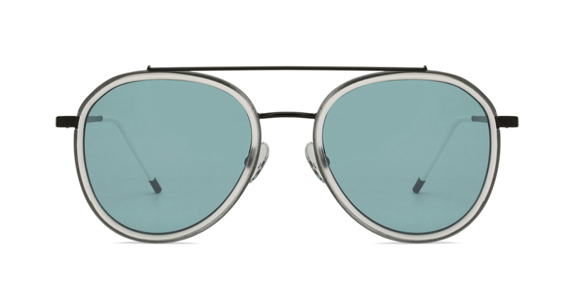 round metal mirrored sunglasses