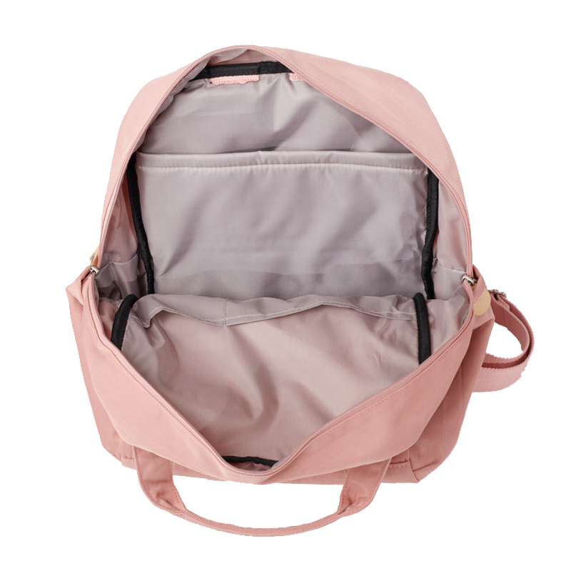 pink lightweight city backpack