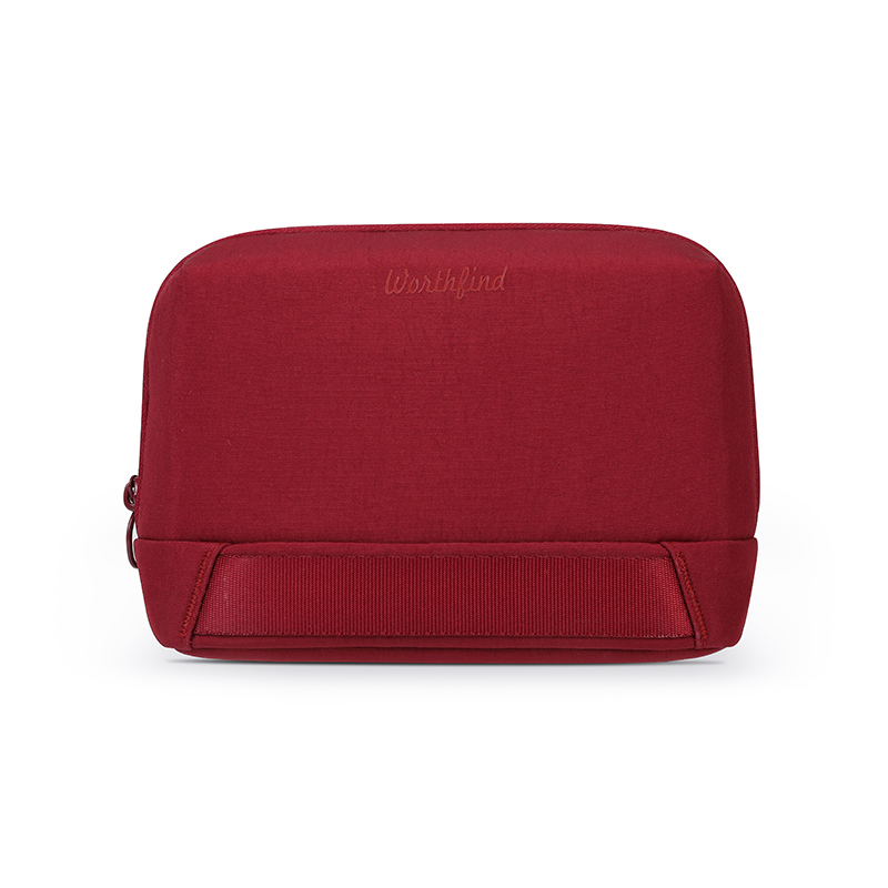 Red Waterproof Cosmetic Bag