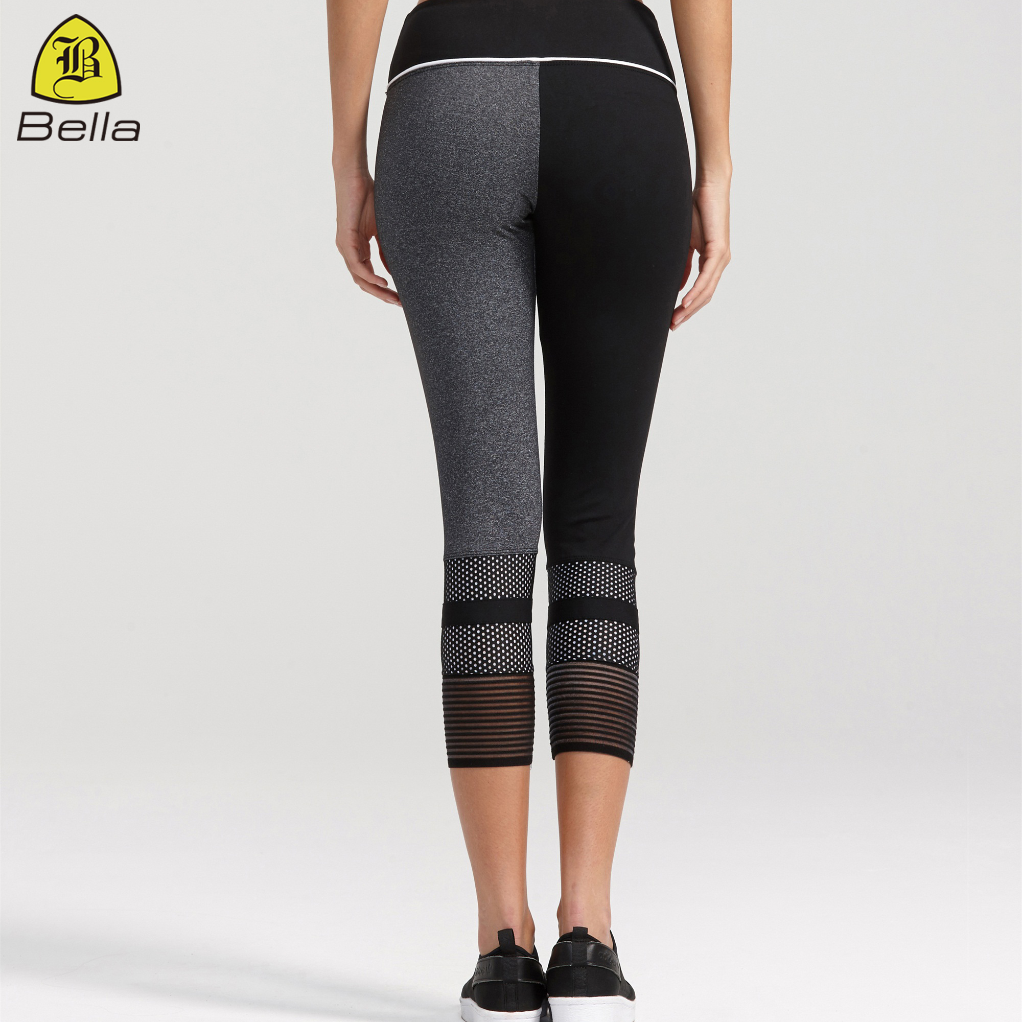 Fitness Leggings With Contrast Color 