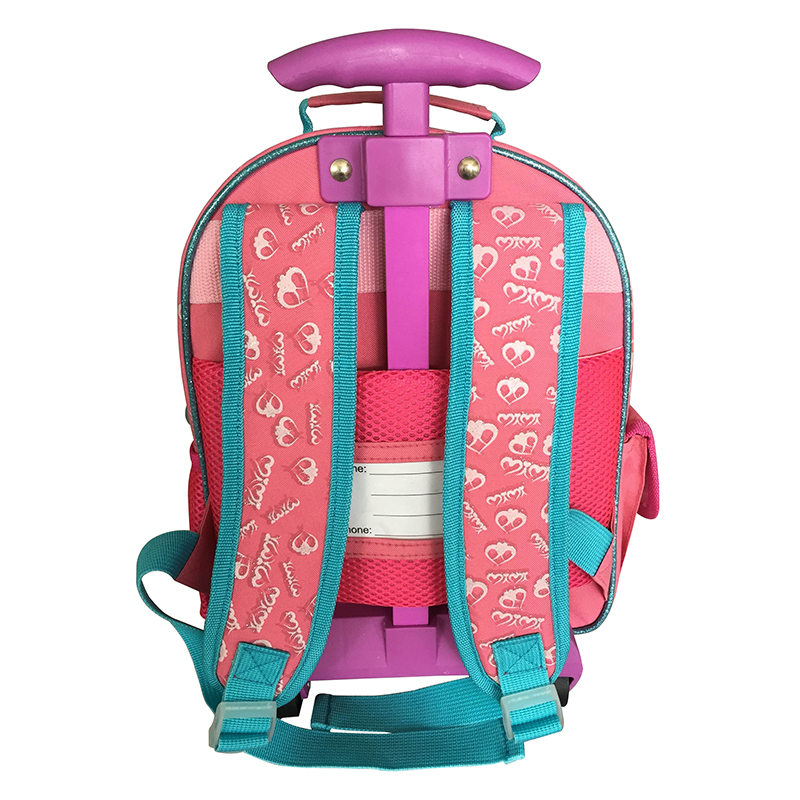 bag for school girls with trolley