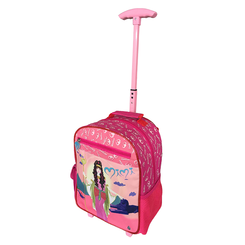 school bags with trolley wheeled