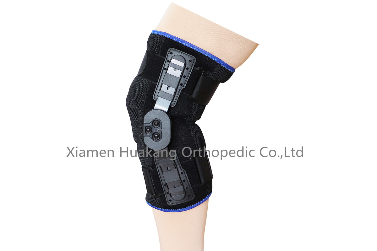Orthotic knee sleeves with aluminum hinges