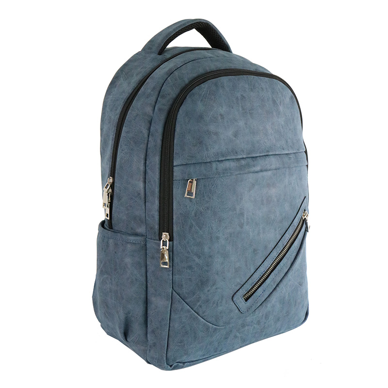 anti-theft pu leather backpack