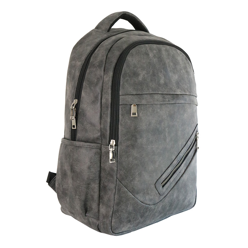 pu leather backpack men