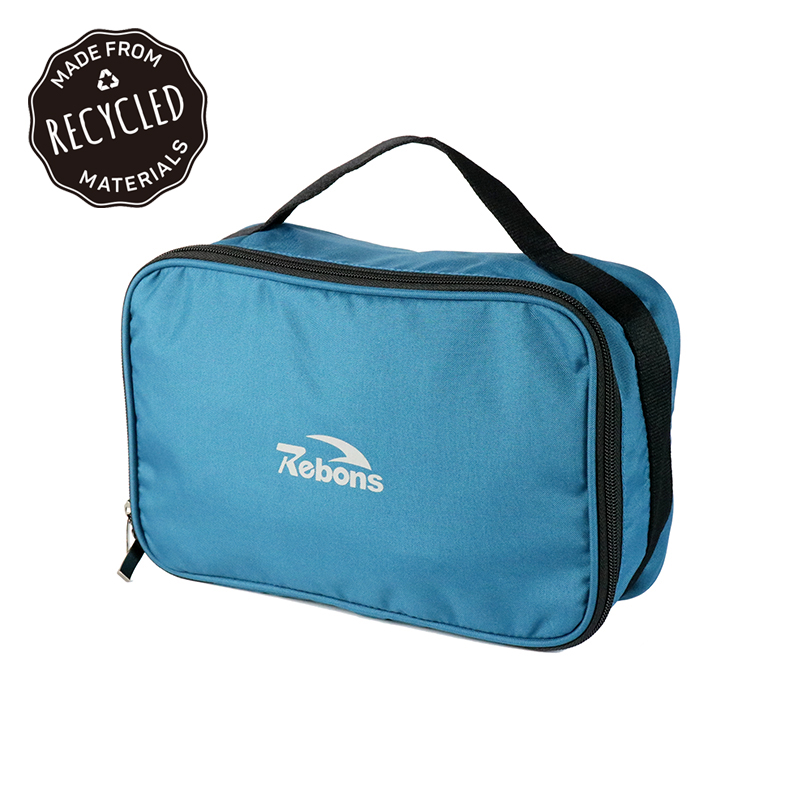 recycled RPET travel toilet bag