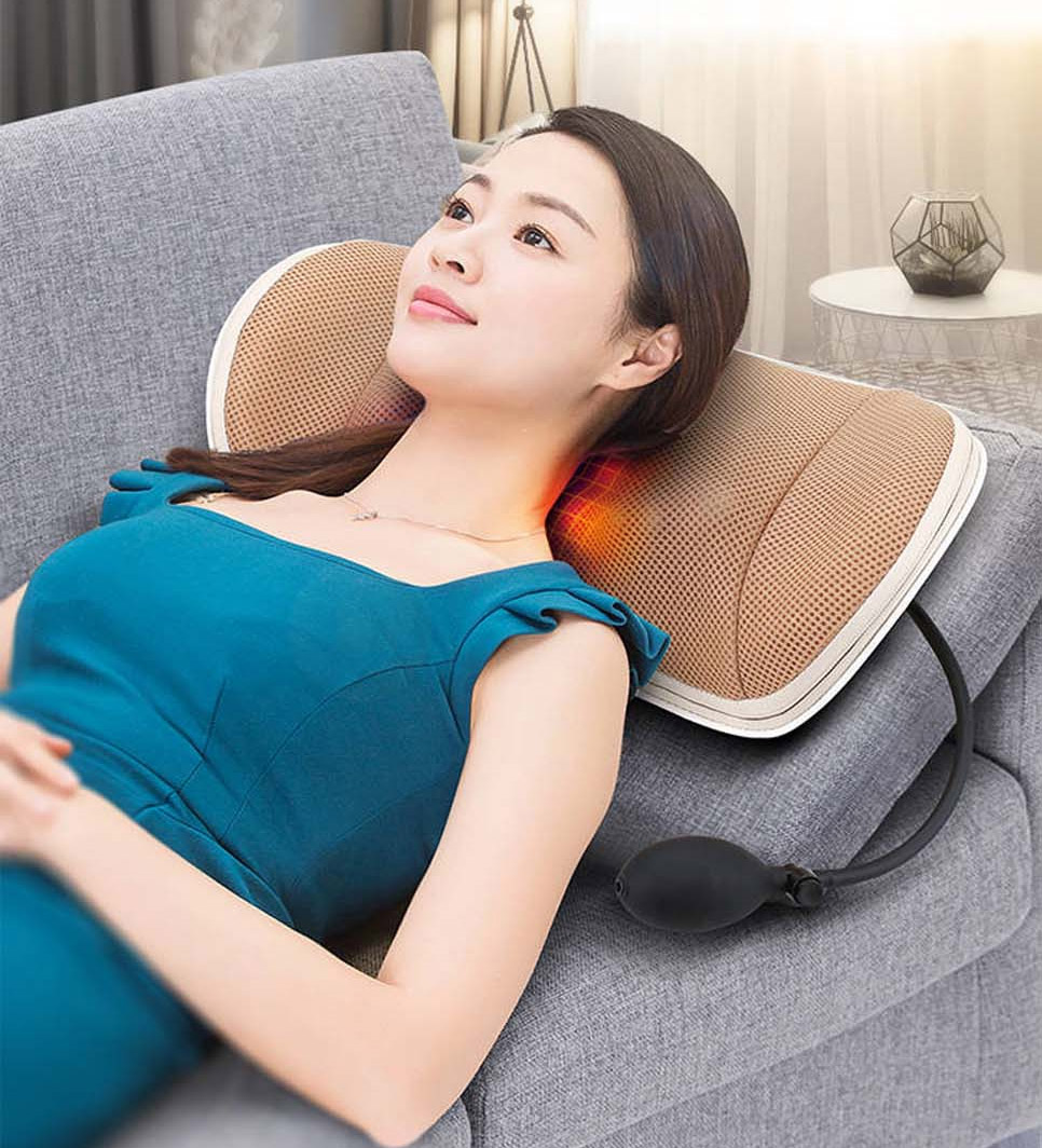 Adjustable Neck Massage Pillow