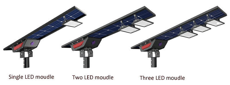 30W-120W LED All In One Solar Street Light With Double Glass Solar Panel 2FSG073-NEWLIGHT ENERGY