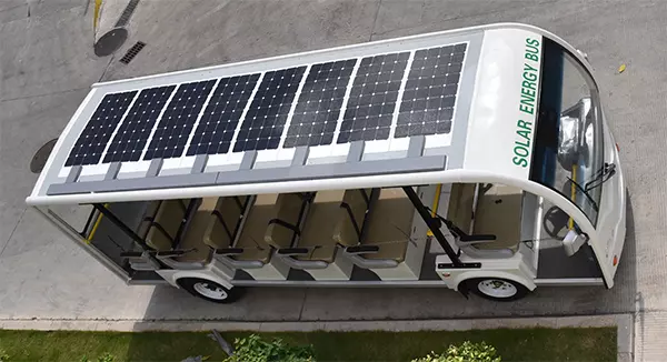 Solar Energy Bus With 800W Flexible Solar Panel Power 2FCM048-NEWLIGHT ENERGY