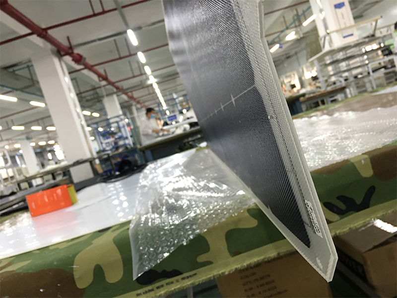 170W Semi Flexible Solar Panel With 1mm Aluminum Inside Of Panel-NEWLIGHT ENERGY