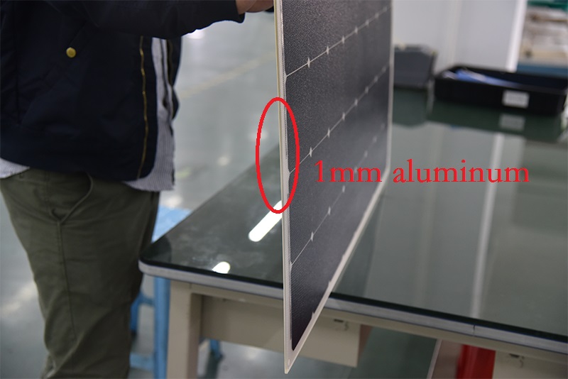105W SUNPOWER Flexible Solar Panels With Aluminum Inside-NEWLIGHT ENERGY