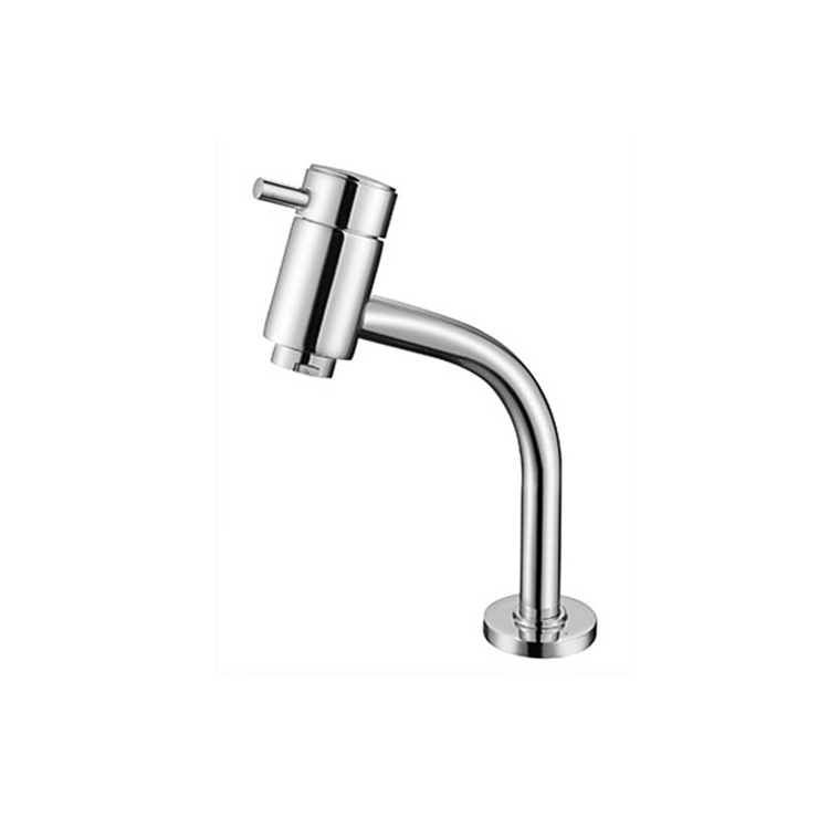 Round Heightening Hot and Cold polished brass single handle bathroom faucets 29397-CR/H