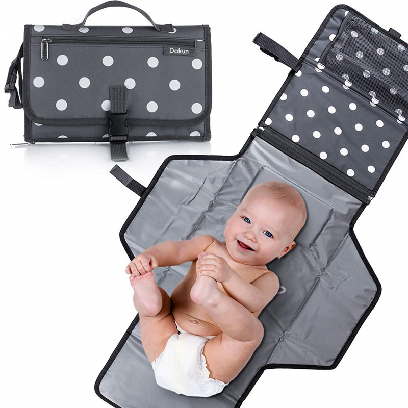 Pattern  Portable Baby Travel diaper changing pad station