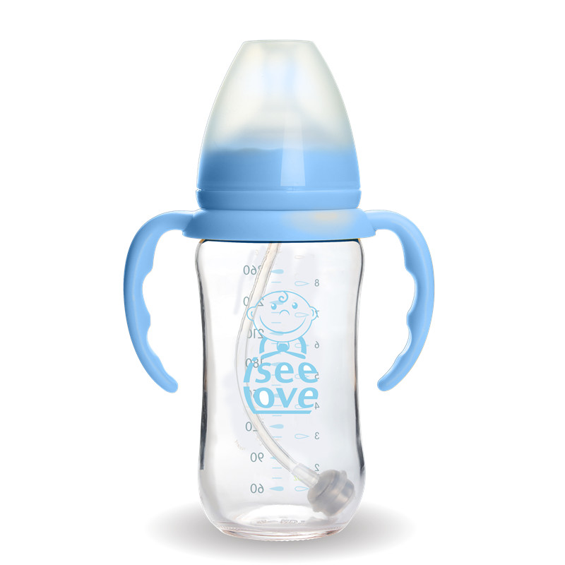 New Born Borosilicate Glass Baby Bottle
