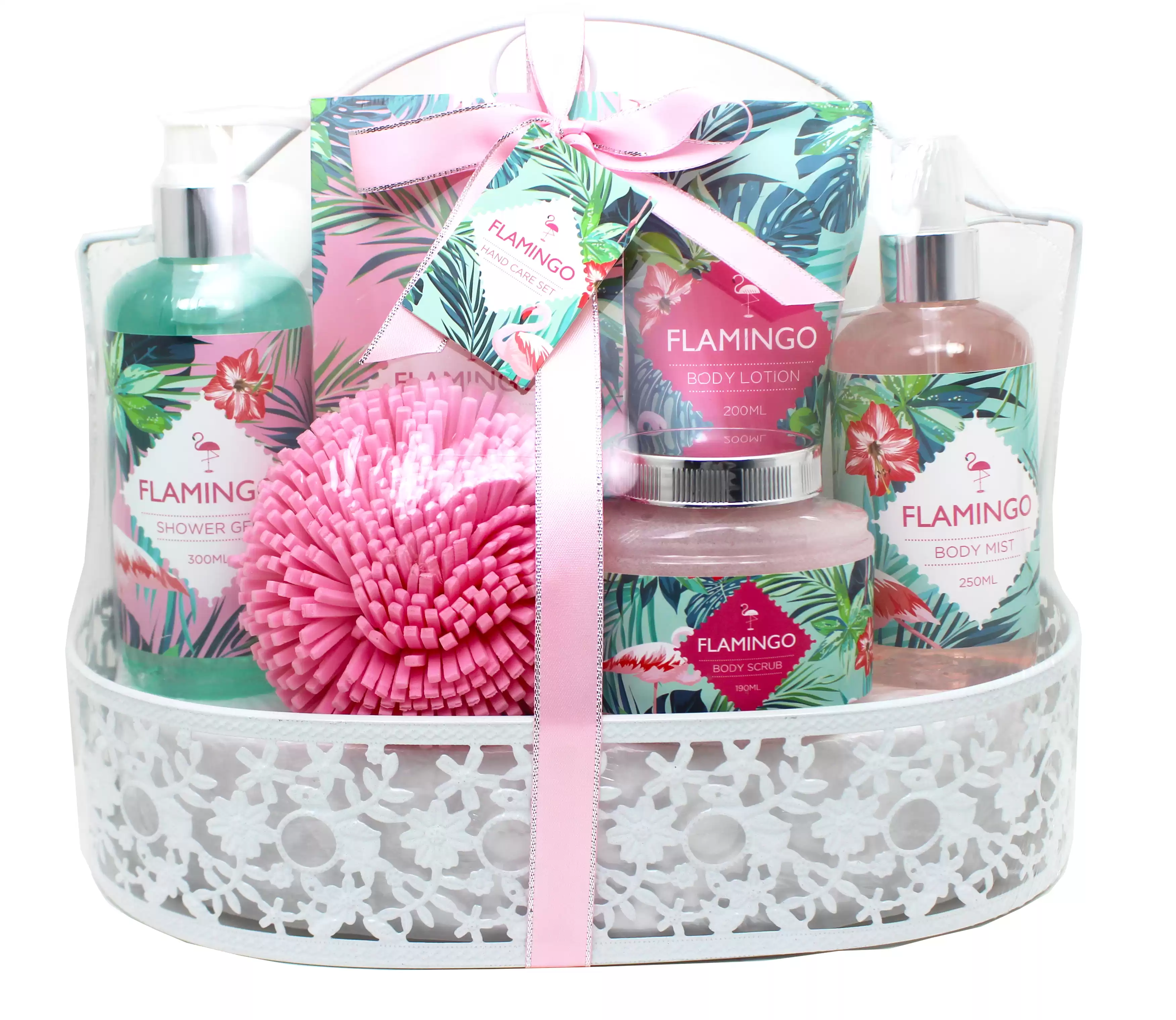 Bath Gift Sets -Luxurious Body Spa Bathroom Baskets Kit Natural Aromatic Shower Gel Body Lotion