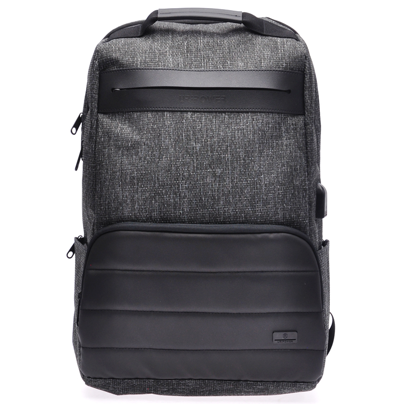 Two-tone Fabric Waterproof Business Fashionable Backpack