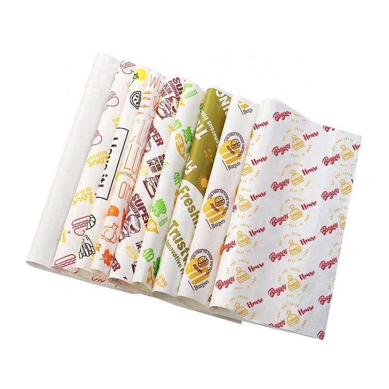 Sandwich Burger Wrapping Paper Greaseproof Food Grade Packaging Paper