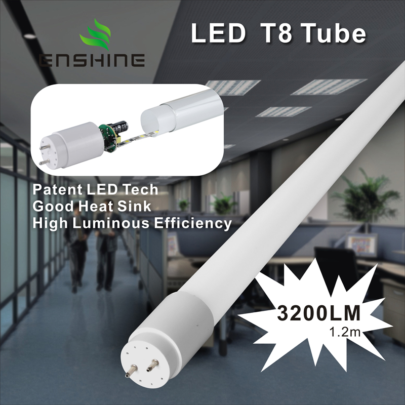 High Luminous Efficiency LED T8 Tube 6-32W YX-T8