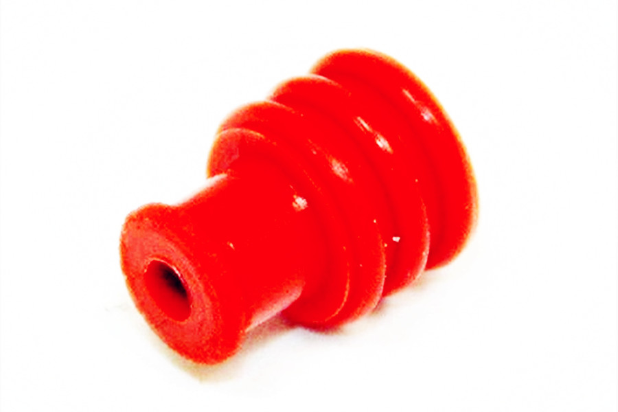 red silicone rubber seals for protecting the wiring