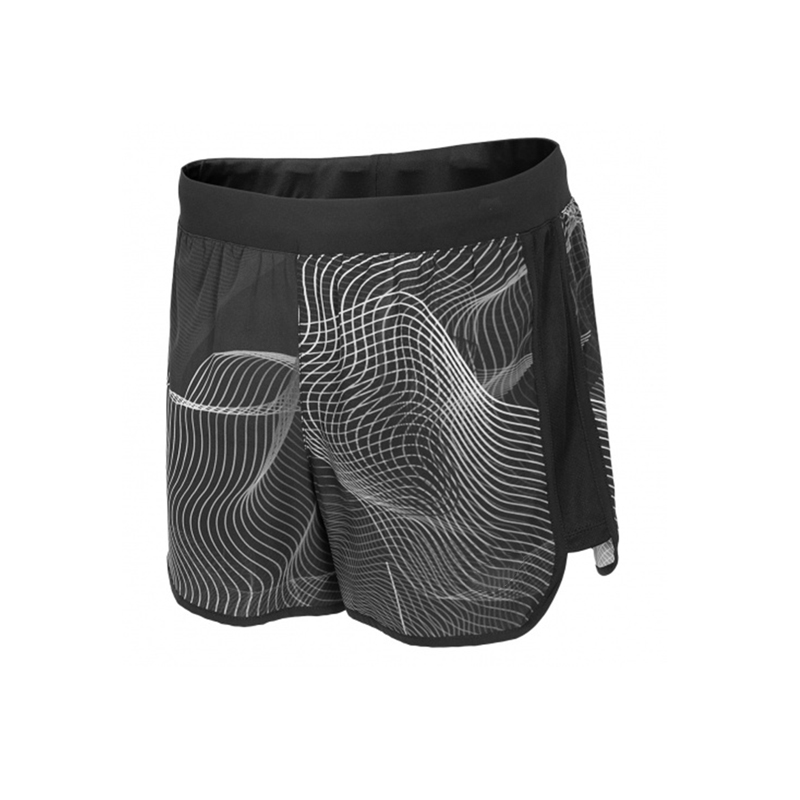 Ladies' Banded Waist Woven Sports Shorts For Fitness or Running