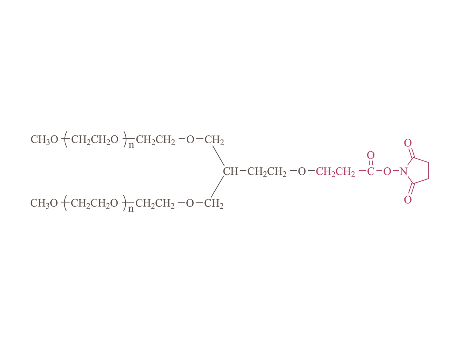 2-arm Methoxypoly(ethylene glycol) succinimidyl propionate(PT02) [2-arm PEG-SPA(PT02)]