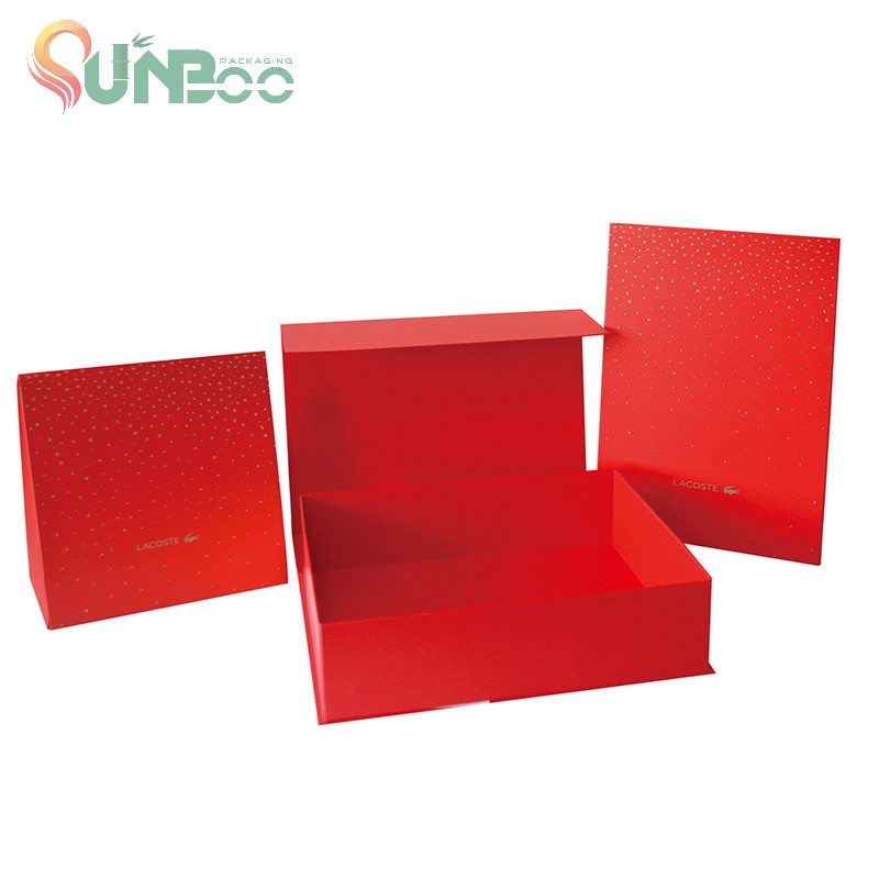 High class Red Color nice Gift box and foldable-SP-BOX058