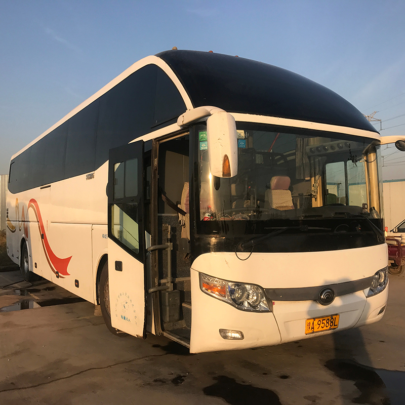 Second hand bus 12m Yutong 6127 Coach Bus with 55 seats