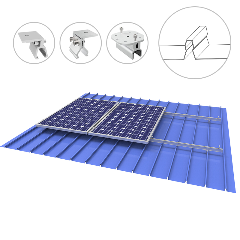Klip-Lok Metal Roof Solar Mount Racking System