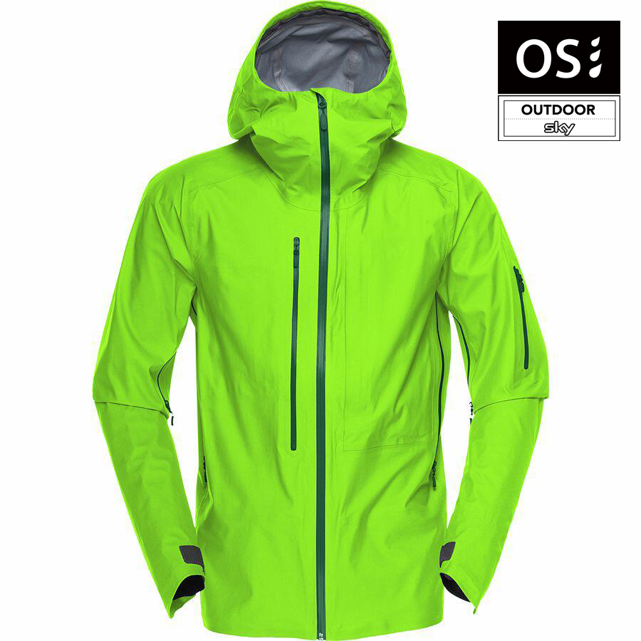 Mountain windproof breathable waterproof high tech materials goretex outdoor jacket