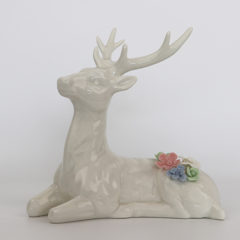 Deer ceramic decorations for Christmas