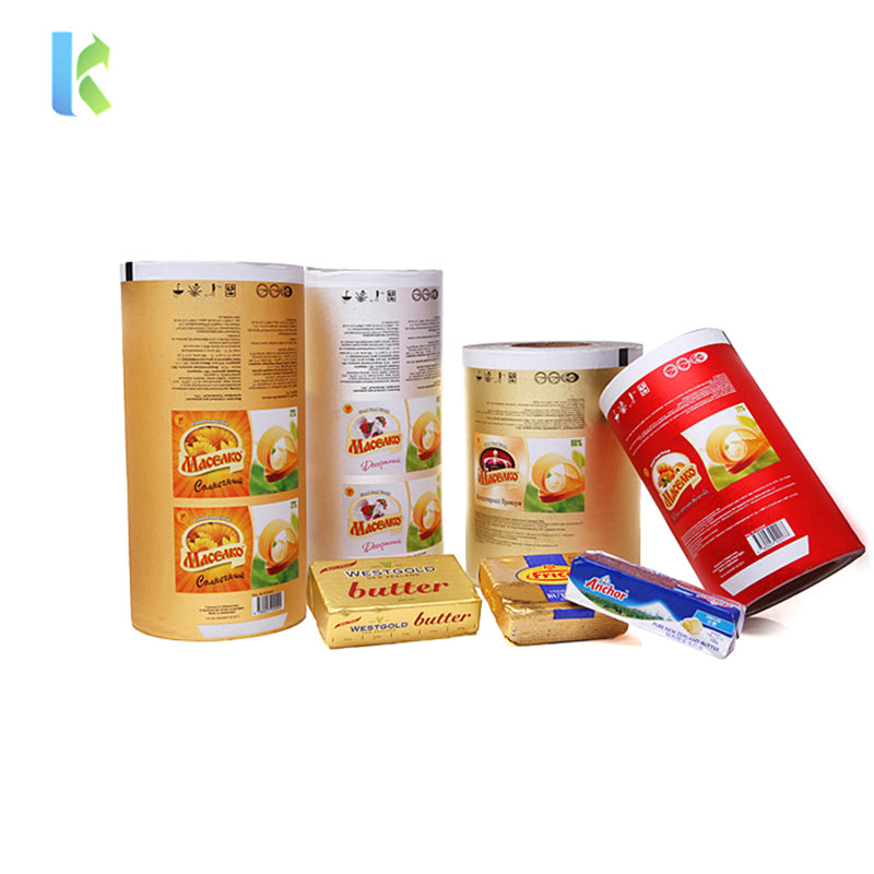 Custom Printed Food Grade Wrap Foil for Butter and Margarine