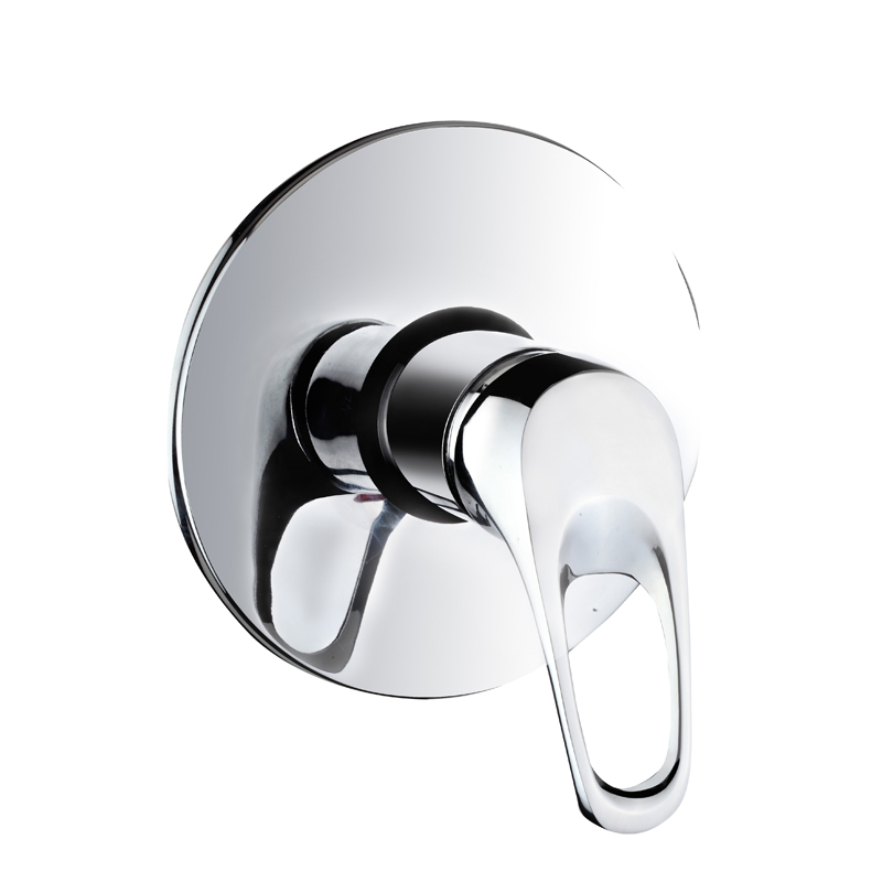 Modern Bathroom Shower Mixer with Brass Concealed Tap 23015-CR-K1