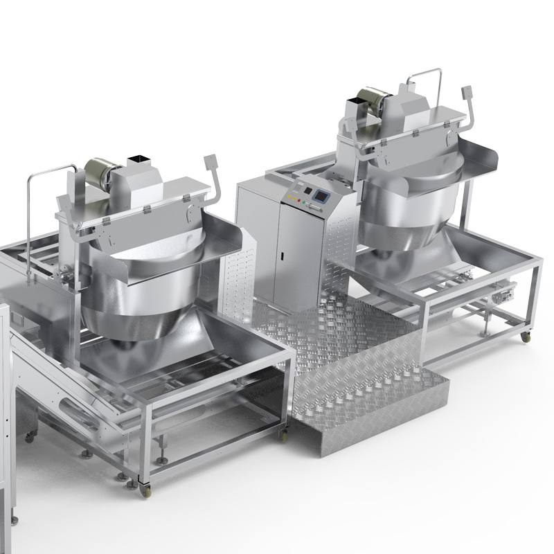 Fully Automatic Popcorn Production and Packing Line