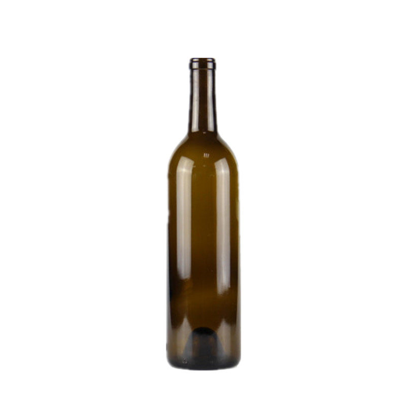750ml Amber Empty Wine Bottles with Corks