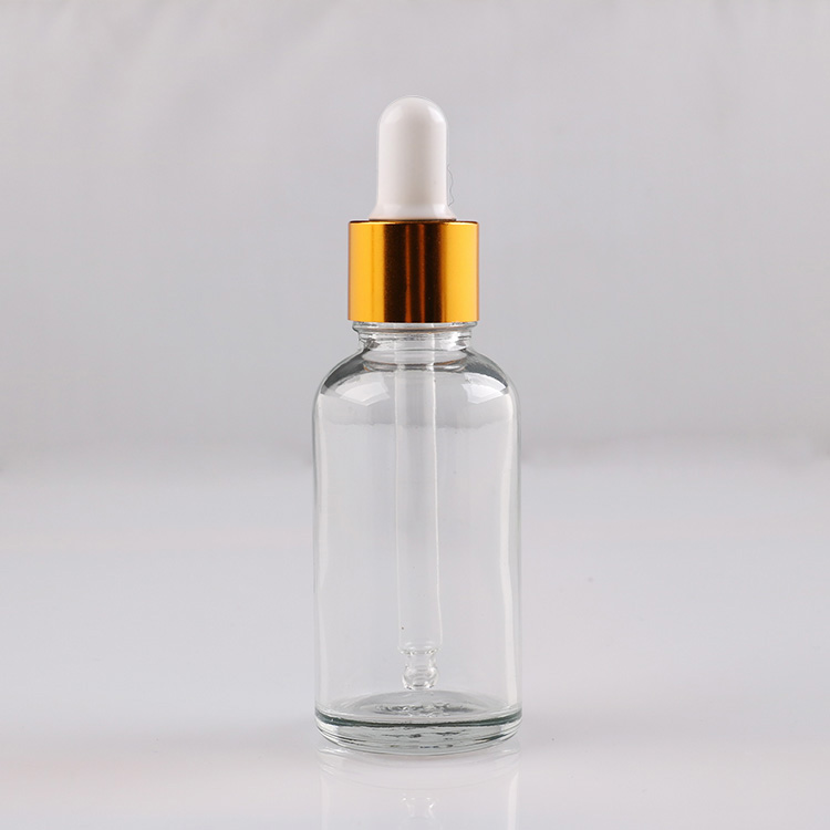 30ml  Clear Transparent Empty Essential Oil Bottle with dropper