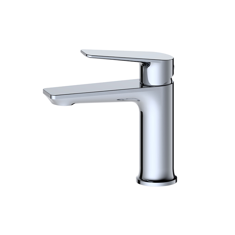 Chrome Bathroom Square Basin Vanity Sink Mixer Tap 23593-CR