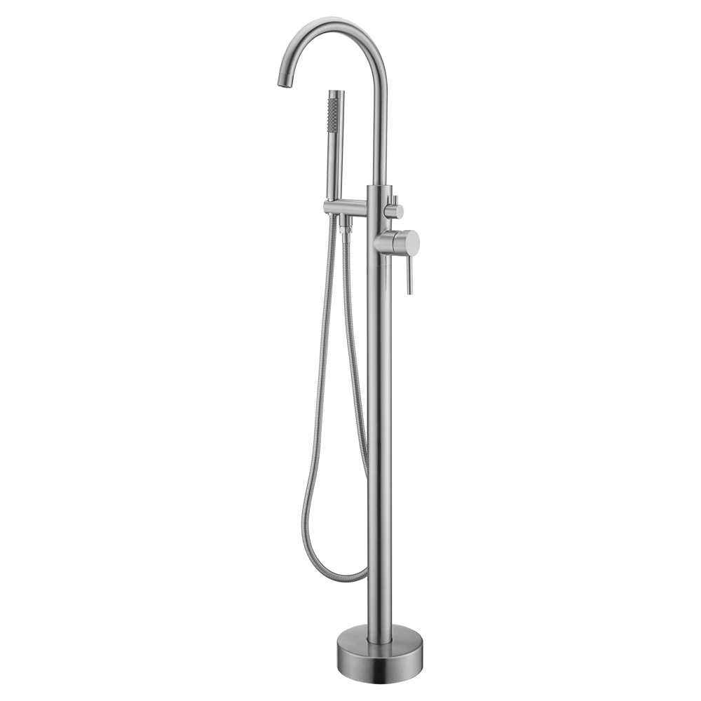 FB404 High Flow Rate Floor Mounted Bathtub Faucets