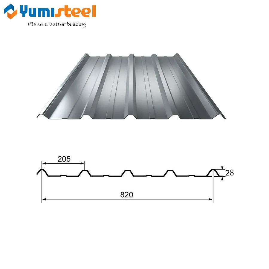 Cold Rolled Corrugated Metal Steel Sheet for Building Roof