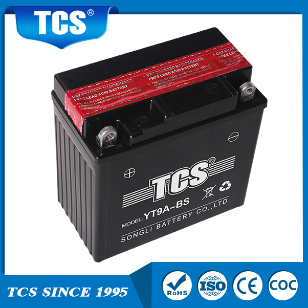 Dry Charged MF Battery YT9A-BS Motorcycle Battery
