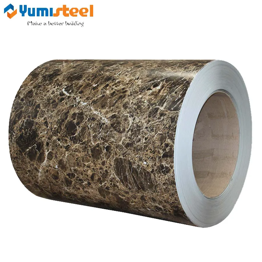 Stone Grain Color Coated Steel Coils for Wall/Roof Metal Sheet