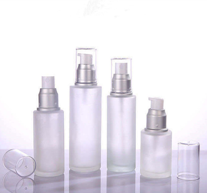 Glass Lotion Bottles with Pump