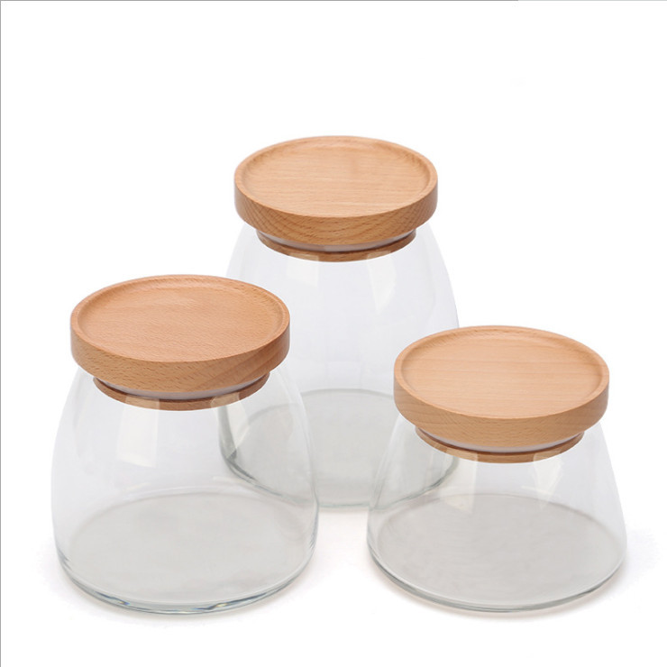 Clear Glass jars And Food Container