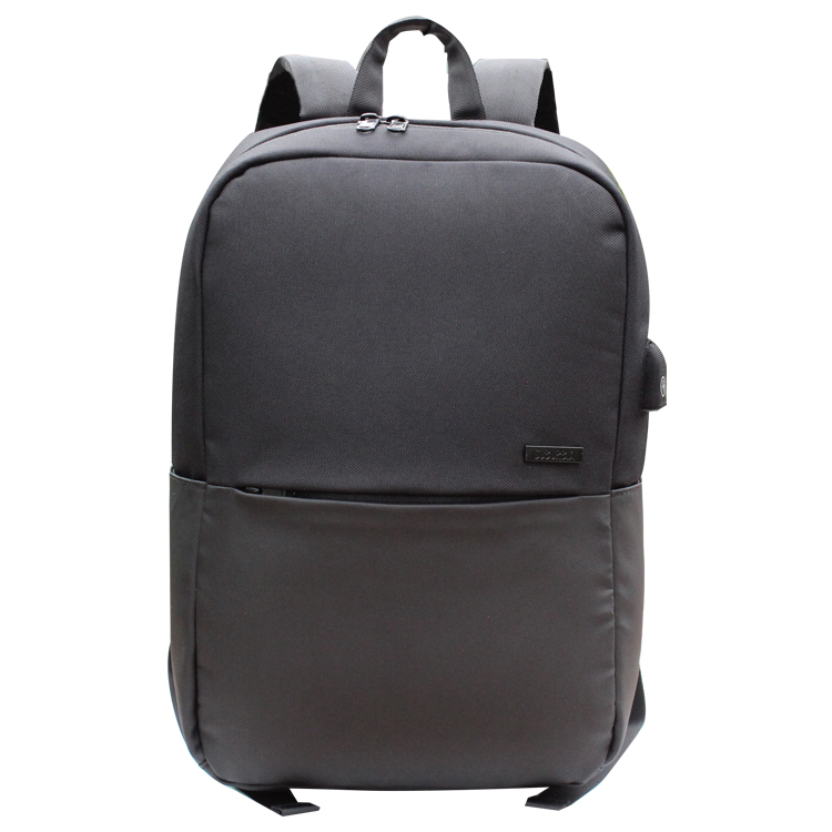 High end factory customs business travel bag 15.6 inch laptop backpack bag with USB charging port