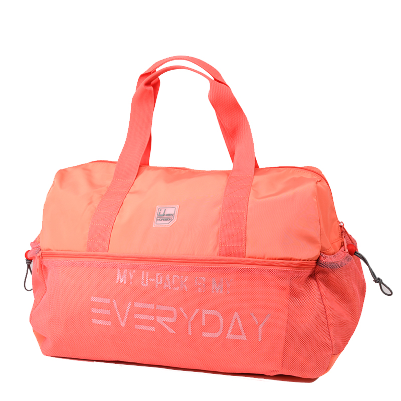 230D nylon fabric ultra light gym bag travel bag