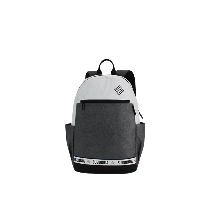 Smart design tear-resistance paper look backpack which is fashion and modern and suitable for sport business and travel occasion