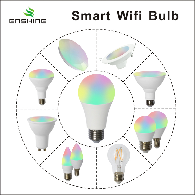 Smart Wifi Bluetooth LED Bulb RGB+CW