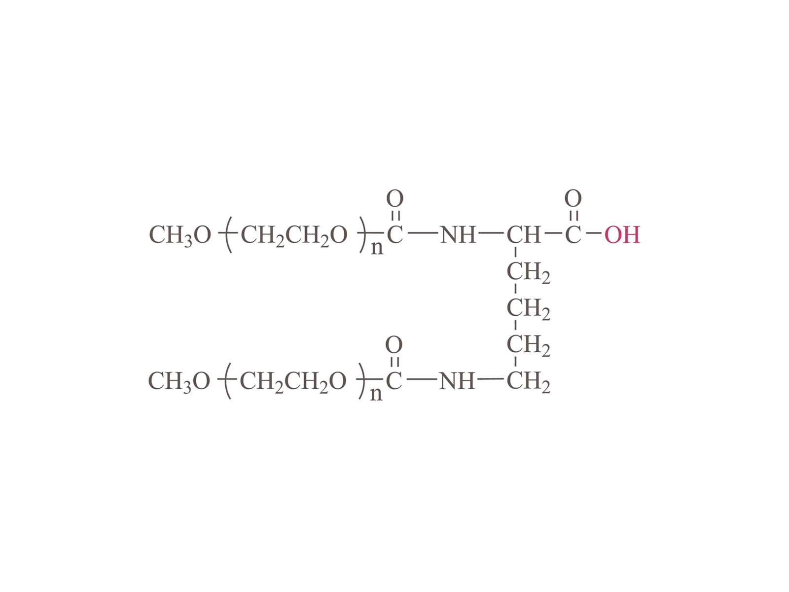 2-arm Methoxypoly(ethylene glycol) carboxylic acid(LYS01) [2-arm PEG-COOH(LYS01)]