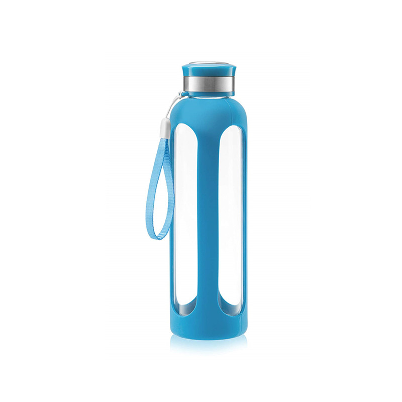 Travel Water Bottle With Silicone Sleeve