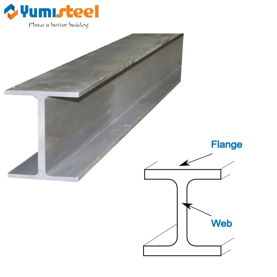 EN standards mild steel universal beam for steel structure