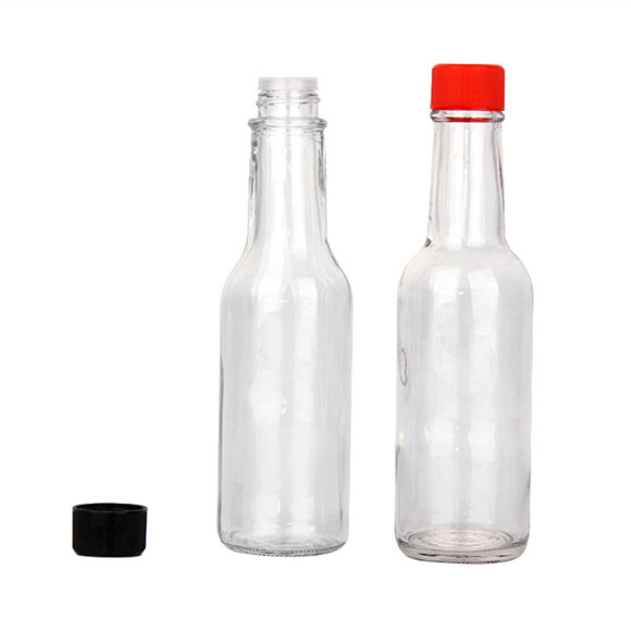 150ml Glass Dressing Bottles with Plastic Cap